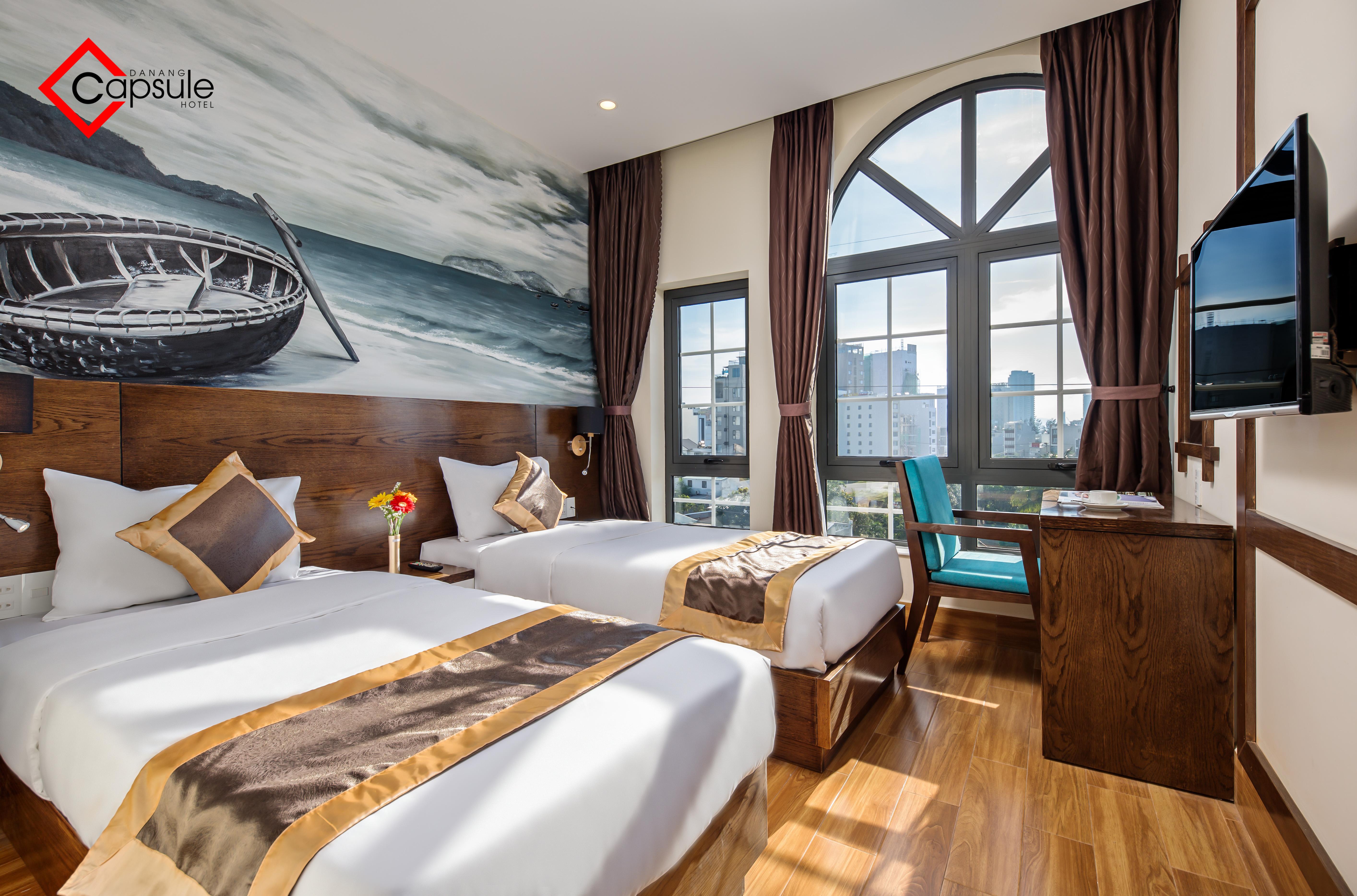 Ancyra Capsule Hotel - Backpackers Paradise & Rooftop Bar Da Nang Exterior foto