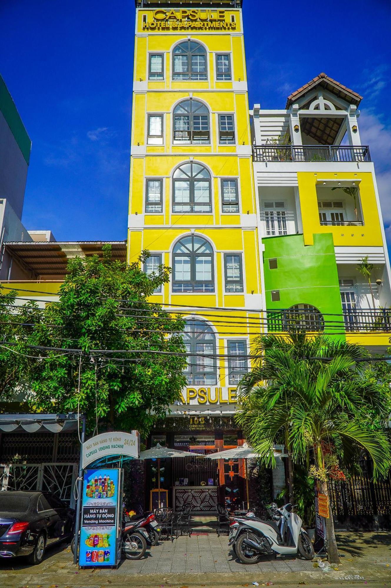 Ancyra Capsule Hotel - Backpackers Paradise & Rooftop Bar Da Nang Exterior foto